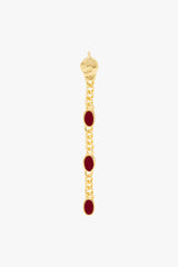 Lover Chain Stud Gold Plated