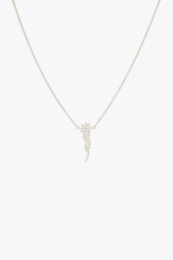Falling star necklace silver 