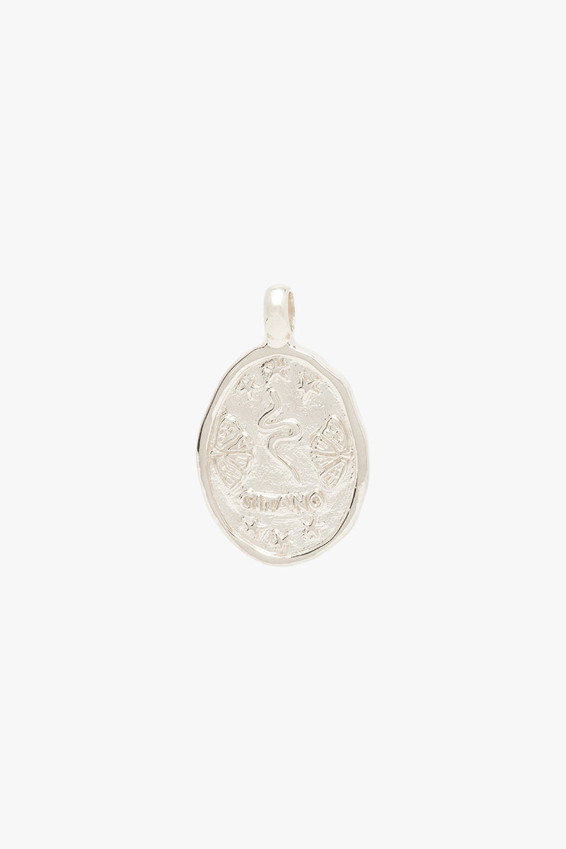 Gitano coin necklace silver 