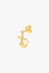 Guardiana dagger hoop gold plated 