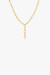 Gypsy necklace gold plated (48.5cm)