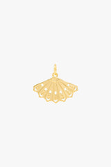 Rosario fan necklace gold plated  
