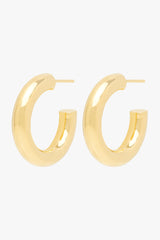 Statement chunky hoop gold plated (25mm)