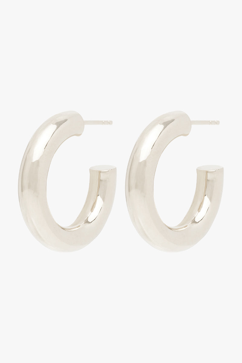 Statement chunky hoop silver (25mm)