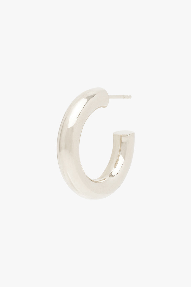 Statement chunky hoop silver (25mm)