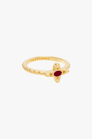 Blazing Love Ring Gold Plated