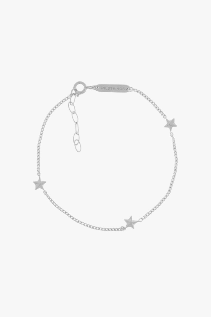 Triple Star Bracelet Silver