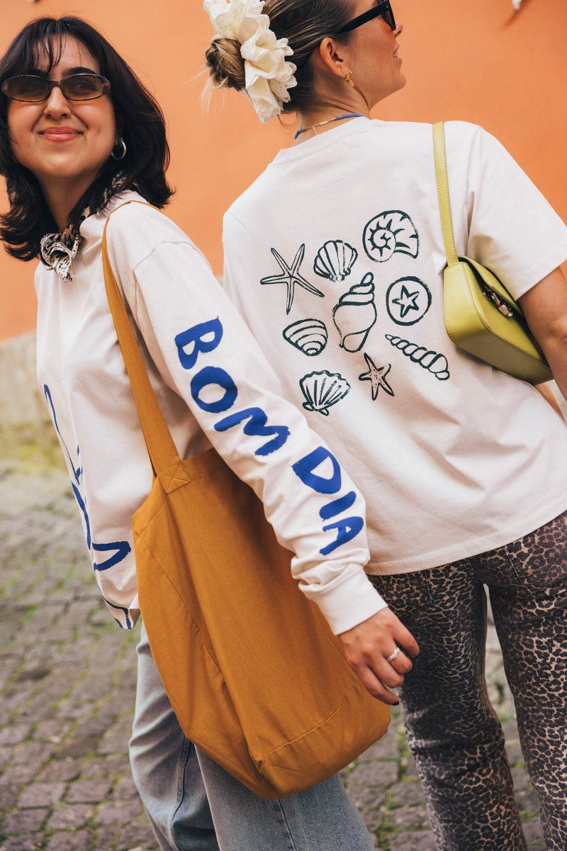 Shell Tee Short Sleeve Beige