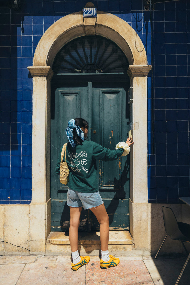 Shell Tee Long Sleeve Green