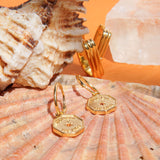 Bom Dia Hoop Gold Plated