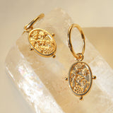 Vida A Lisboa Hoop Gold Plated