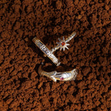 Twisting Sunshine Ring Silver