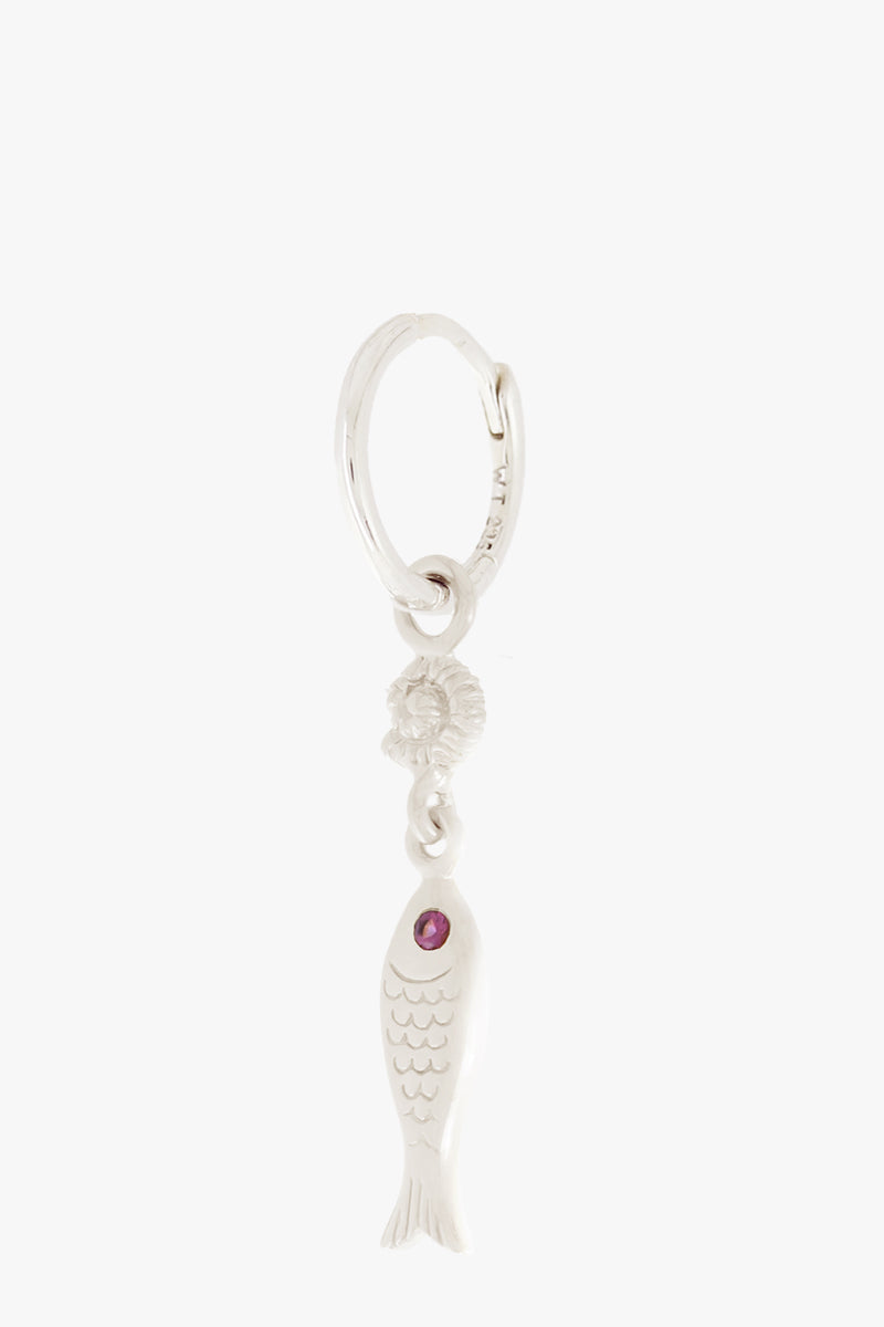 Sardinha Hoop Earring Silver