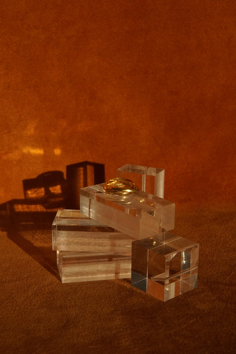 Trinity pinky ring 14k solid gold