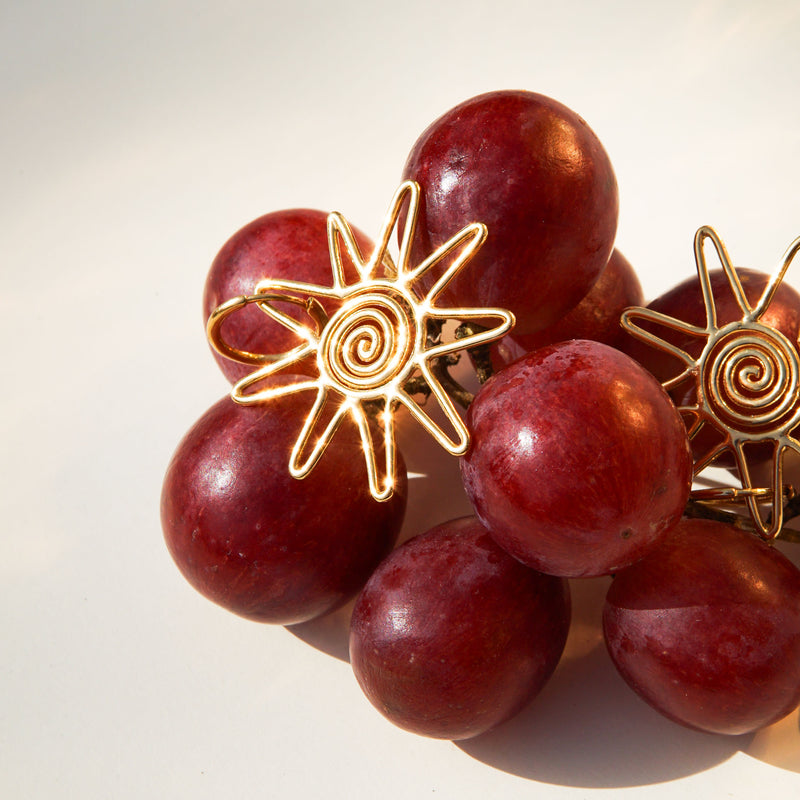 Sol Earring Gold Plated