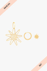 Triple Sunset Set Gold Plated