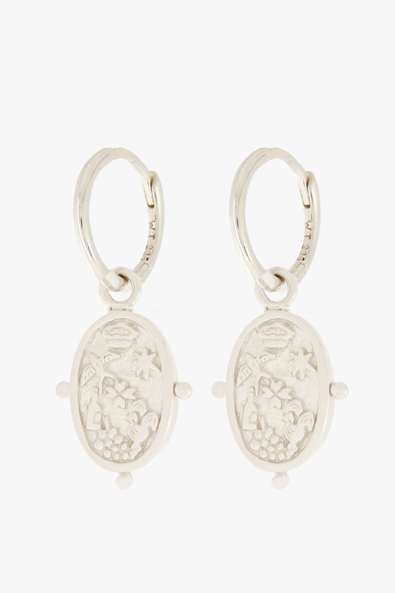 Vida A Lisboa Hoop Silver