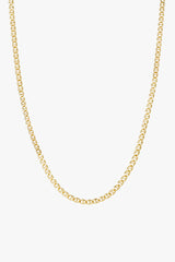 Long Mariner Chain Necklace Gold Plated (60cm)