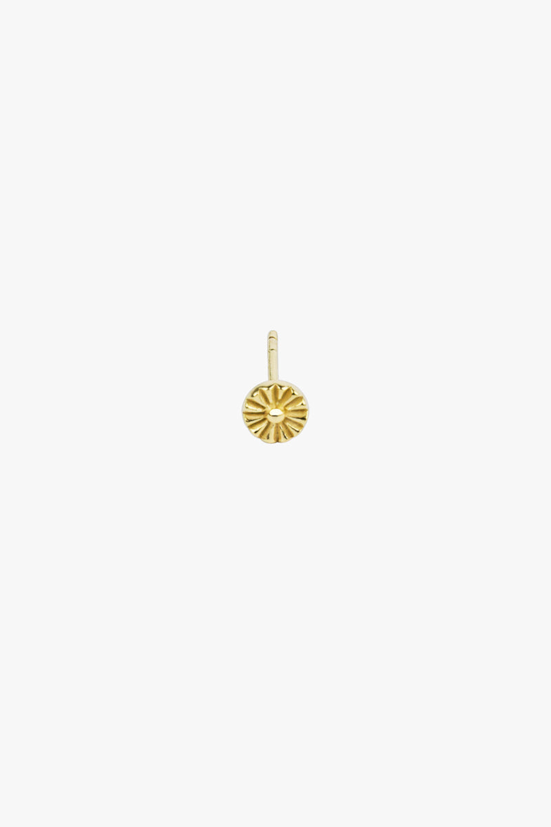 Wildflower ear stud 14k solid gold