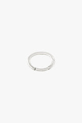 Oval clasp silver