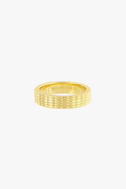 Off road ring gold plated