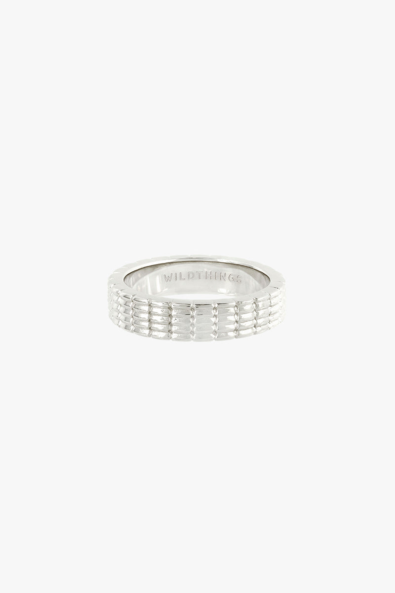 Off road ring silver