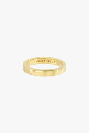 Stack ring gold plated