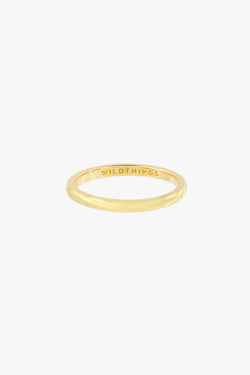 Small band ring gold plated