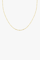 Small drops chain gold plated (36cm)