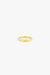 Vacance ring gold plated