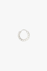 Small dots hoop silver (11mm)