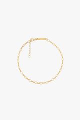 Island anklet gold plated