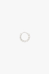 Small dots hoop silver (9mm)