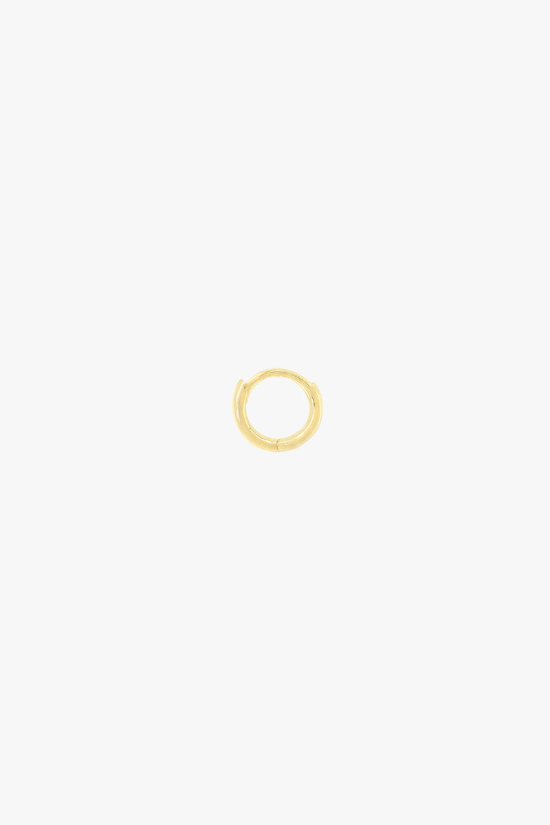 Basic wild hoop gold plated (9mm)