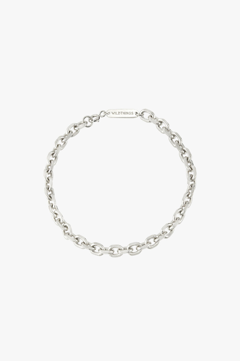 Chunky chain bracelet silver