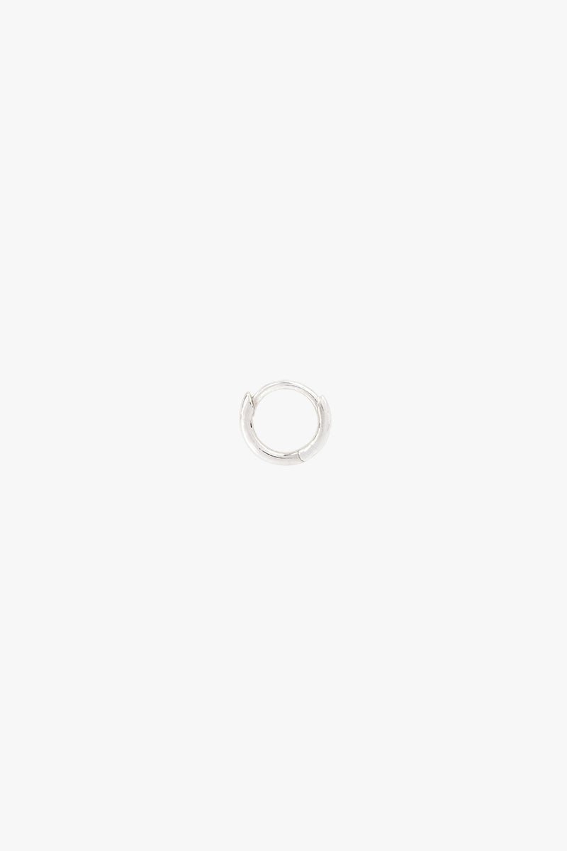 Basic wild hoop silver (9mm)