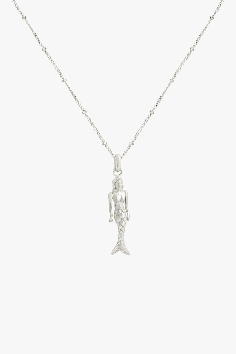 Mermaid pendant silver