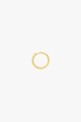 Basic wild hoop gold plated (11mm)