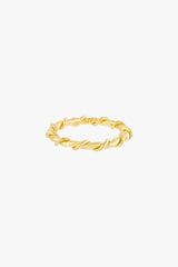 Wire ring gold plated