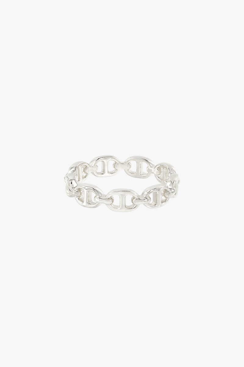 Chunky chain ring silver