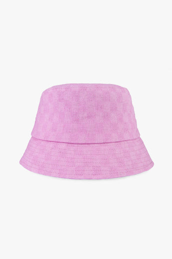Fuchsia bucket hat