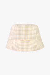 Check mate beige bucket hat