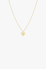 Iconic love pendant gold plated