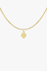 L'amour necklace gold plated