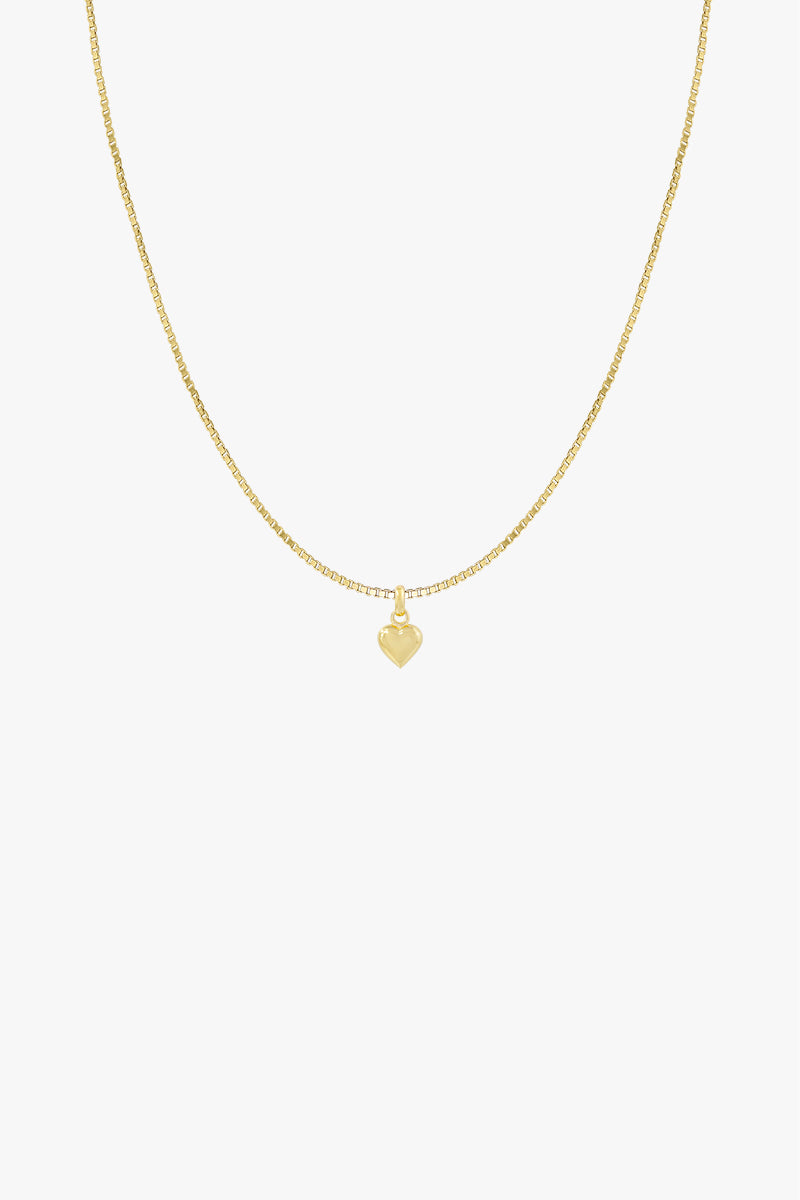 L'amour necklace gold plated