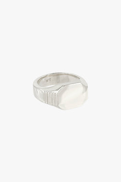 Signet pinky ring silver