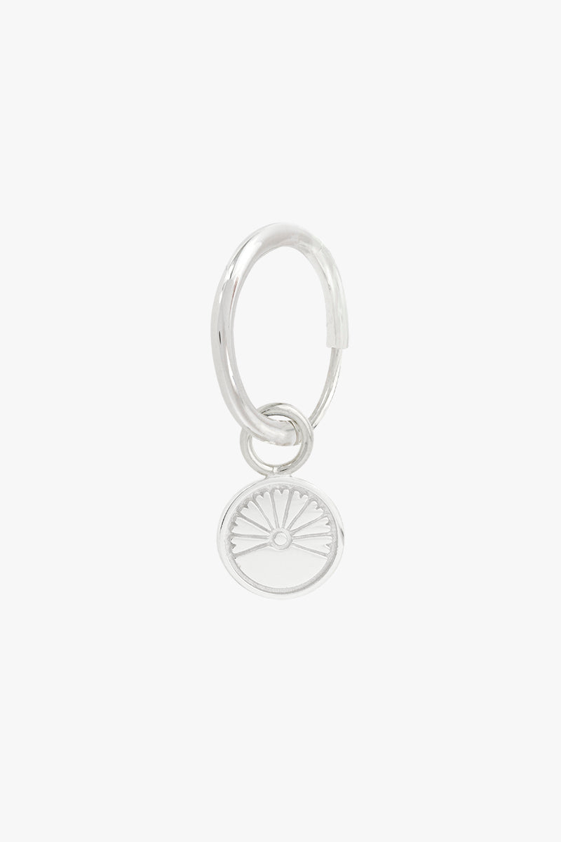 Voyage coin earring silver