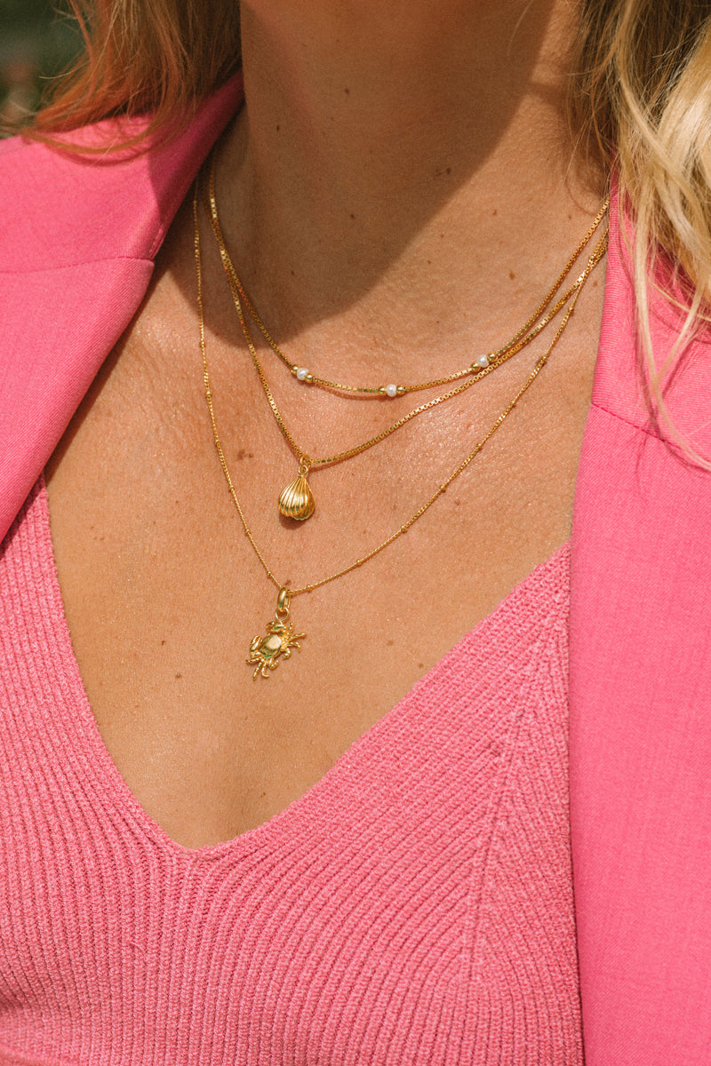 Isla chain necklace gold plated