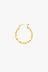 Dots hoop gold plated 23mm