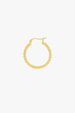 Dots hoop gold plated 23mm